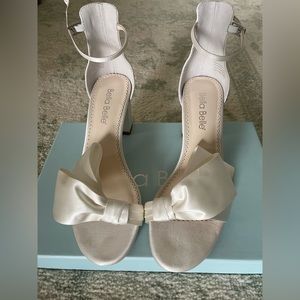 Bella Belle Satin Wedding Heels *never worn* original packaging